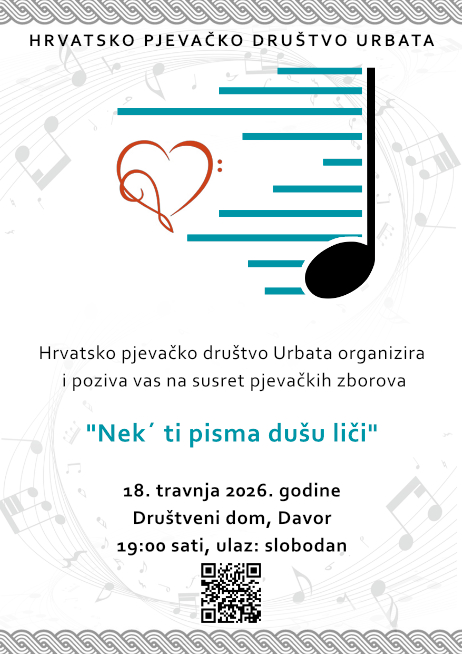 Najava:Susret pjevačkih zborova u Davoru